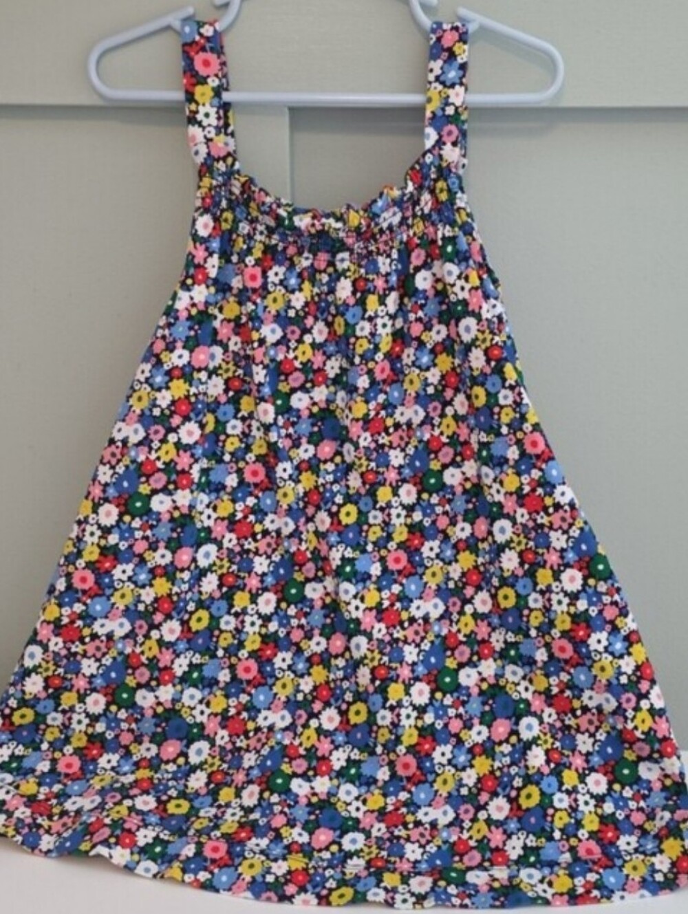 Mini boden floral 4/5 4t 5t dress w/ built in shorts back to school pre-k Kinder